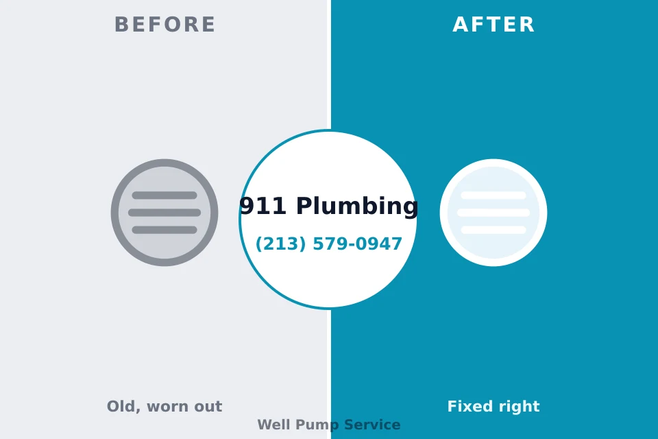 Before and after: plumbing repair Lake Linden, MI